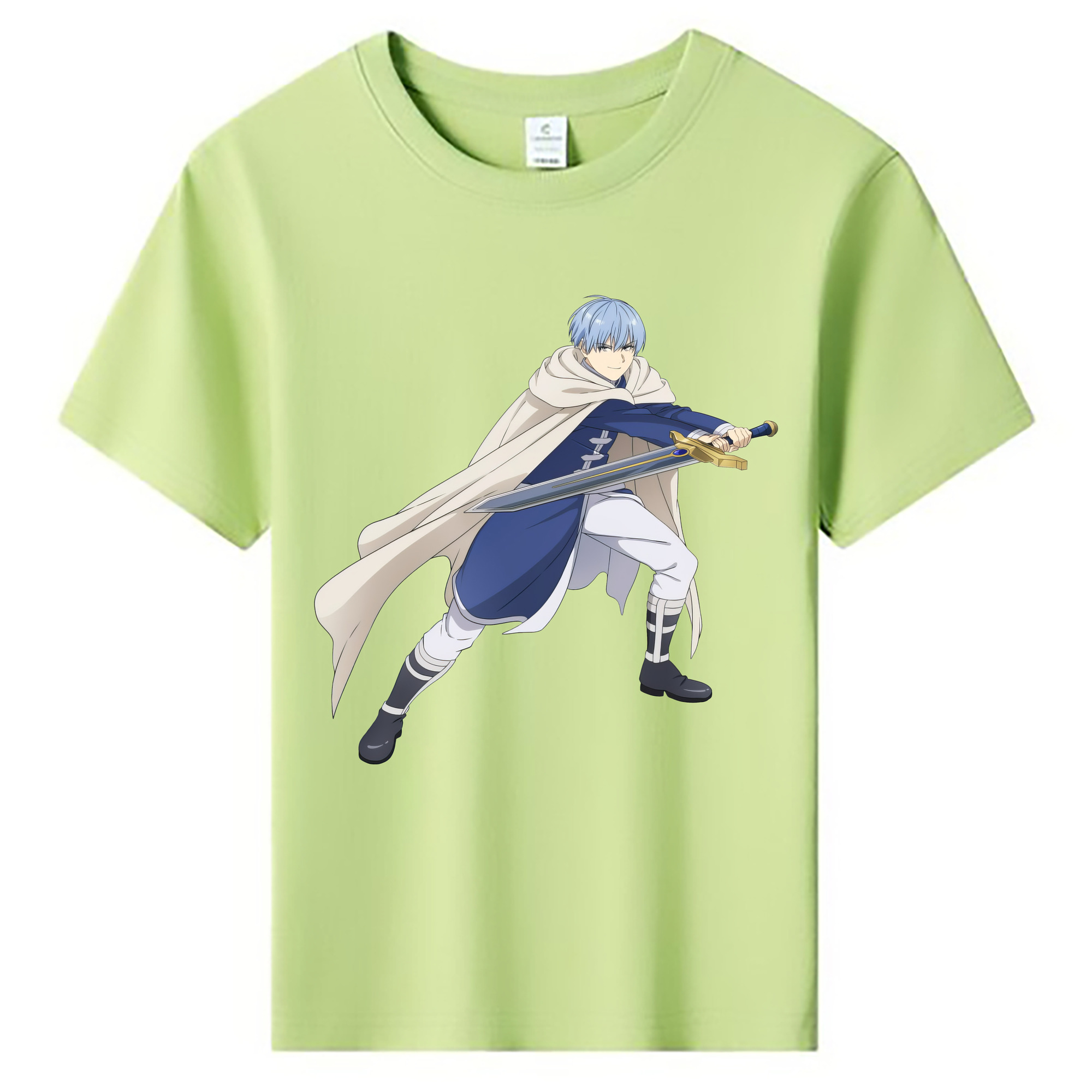 （画像用） 葬送のフリーレン Frieren 綿100％キッズTシャツ（フロントプリント）